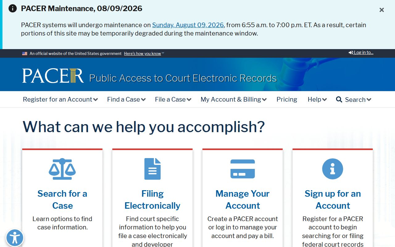 PACER federal criminal case route for Freestone County records